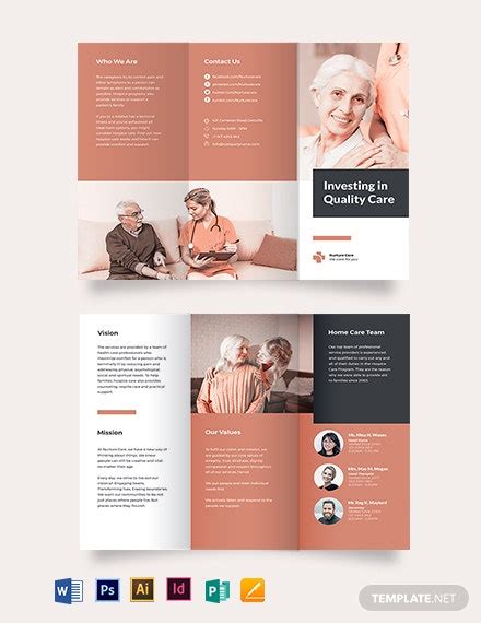 26 Home Care Brochure Templates In Ai Indesign Ms Word Pages