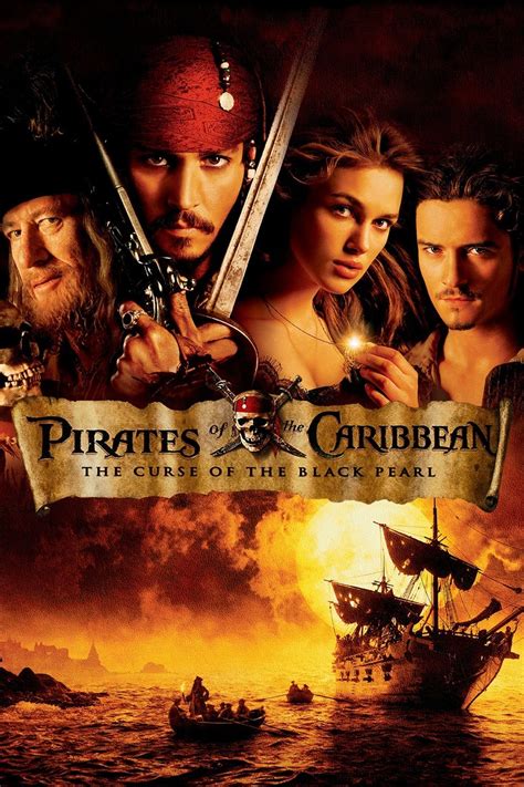 Pirates Of The Caribbean The Curse Of The Black Pearl Movie Poster