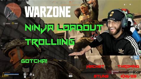 Modern Warfare 😀 Warzone Ninja Loadout Trolling Part 1 Youtube