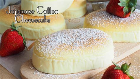 Fluffy Cotton Cheesecake Recipe Youtube