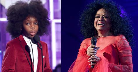 Diana Ross Adorable Grandson Steals The Show At The Grammy Awards