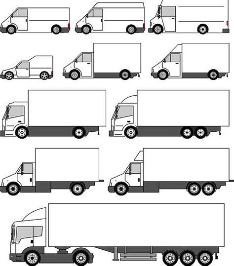 Best Semi Truck Side View Illustrations Royalty Free Vector Graphics