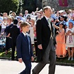 El Príncipe Eduardo y su hijo James Mountbatten-Windsor en la boda del ...