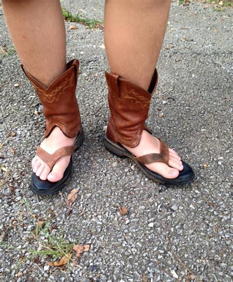 Weird Cowboy Boot Sandals Trend 21 Pics