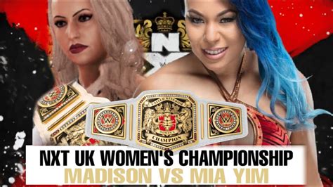 Wwe 2k20 Nxt Uk Womens Championship Youtube