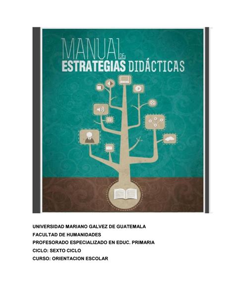 Manual De Estrategias DidÁcticas By David Nehemias Issuu