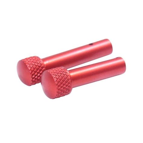 Ar 15 5 56 Cal Extended Takedown Pin Set Gen 2 In Anodized Red Veriforce Tactical