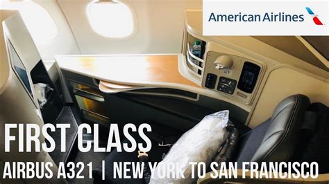American Airlines 3 Cabin First Class Airbus A321 Jfk Sfo Youtube