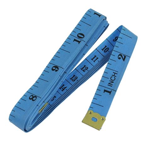 Unique Bargains 15m 60 Blue Soft Plastic Flexible Ruler Measure Tape