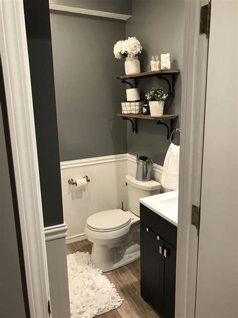 For easy boho decor tip, place living plants in the showering area. Source: Basement Bathroom Ideas On Budget, Low Ceiling And For Small Space #Base...#base … in ...