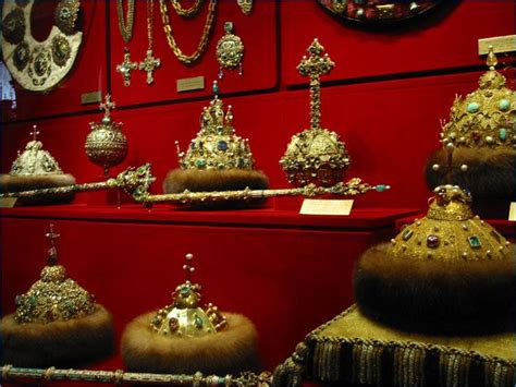 Regalia Of Russia Ca 1300 1685 Top Row From Left Altabas Crown Of