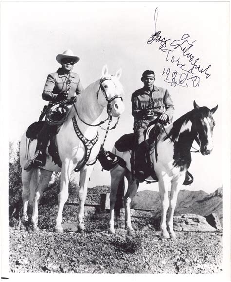 Jay Tonto Silverheels Autographed Inscribed Photograph 1980