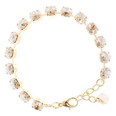 Ypmco 8mm Swarovski Crystal Tennis Bracelet Assorted Colors