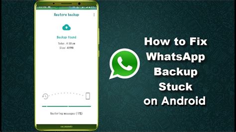 11 Ways To Fix Whatsapp Backup Stuck On Android