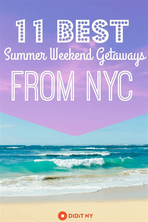 Visit a zoo or wildlife reserve: Looking for summer weekend getaways from NYC? Check out ...