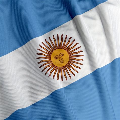 Argentine Flag Closeup Stock Photo Image Of Flag Colour 4253102