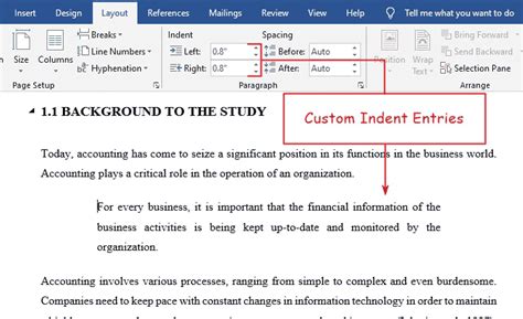 Indent Lines In Word