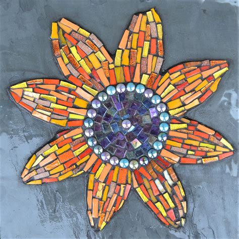 One Day Workshop Sunflower Mosaic Workshop Craft Scotland
