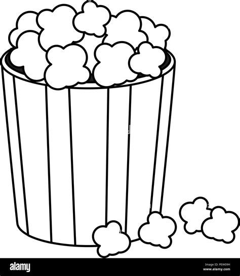 Popcorn Clipart Black And White Cliparts