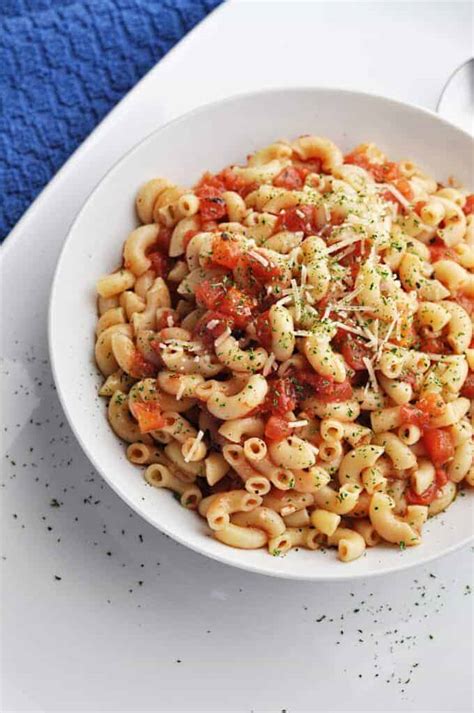 Macaroni And Tomatoes Easy W Few Ingredients Savory With Soul