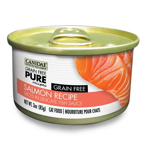 4.8 out of 5 stars 692. Canidae Grain Free Pure Recipes Salmon Canned Cat Food | Petco