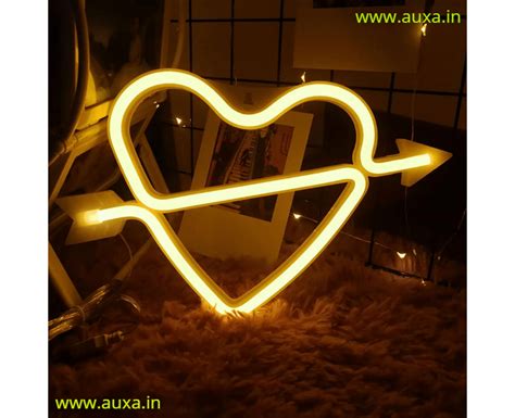 Led Heart Neon Light Romantic Love Light 1 Pc