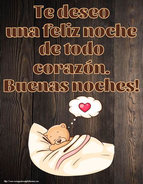 Felicitaciones De Buenas Noches Te Deseo Una Feliz Noche De Todo