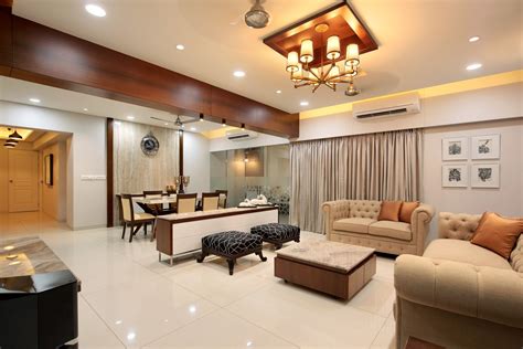 3 Bhk Flat Interiors The Oak Woods Vadodara Studio7 The