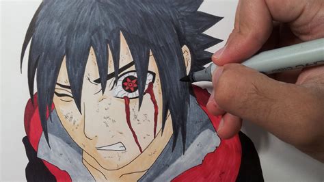 Uchiha Clan Mangekyou Sharingan Sasuke Bleeding Eye Wallpaper