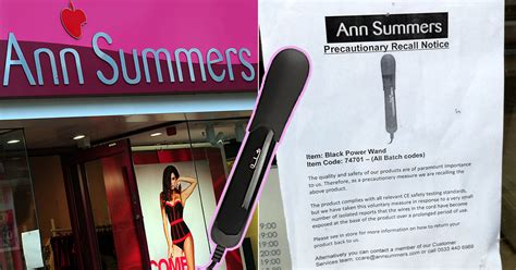 Ann Summers Recalls Black Power Wand Vibrators Over Safety Fears