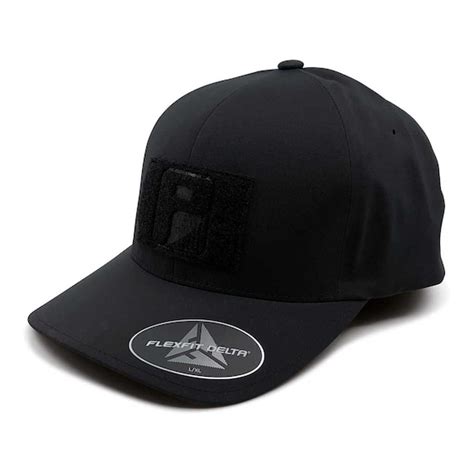 Black Delta Premium Flexfit Hat By Pull Patch Etsy