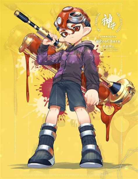 Octoling And Octoling Boy Splatoon Drawn By Jinkobanana Danbooru