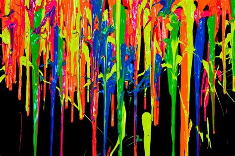 Drizzling Colorful Paint Cool Backgrounds Pinterest