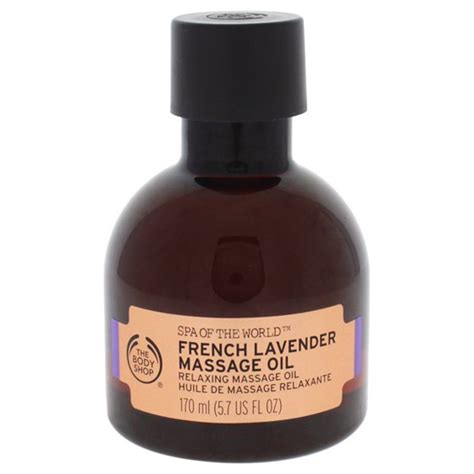 the body shop french lavender massage oil