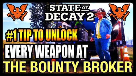 How To Unlock Every Bounty Broker Weapon Fast And Easy In State Of