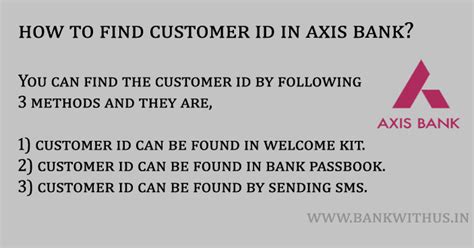 Queries related to credit cards. How to Find Customer ID in Axis Bank? 3 Methods - Bank With Us