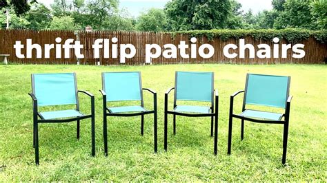 Thrift Flip Diy Refinished Patio Chairs How To Refinish And