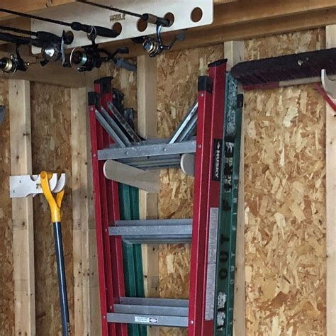 Shed Organization Step Ladder Organizer Hangthis Up My Shed