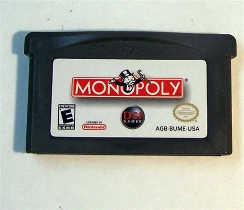 Monopoly Nintendo Game Boy Advance Gba