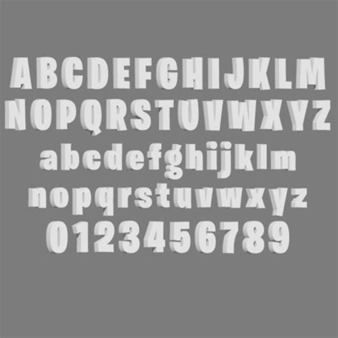 Descargar Archivo Stl Fortnite Letters Font • Diseño Para La Impresora