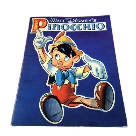1939 Walt Disneys Version Of Pinocchio Book Etsy