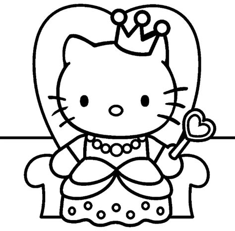 Coloriages Hello Kitty Dessins Animés Dessins à Colorier