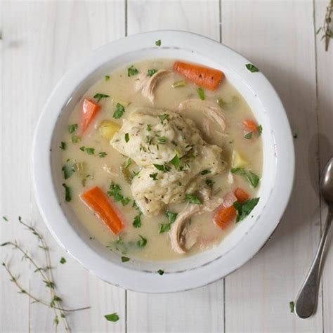When we were kids, my mother used to make chicken and dumplings for us by simply adding bisquick biscuit dough to chicken stew. A deliciously Easy Chicken and Dumplings recipe with a hearty stew and light, fluffy dumplings ...