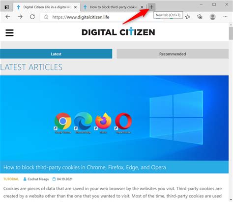 Microsoft Edge Receives A New Tab Actions Feature Riset
