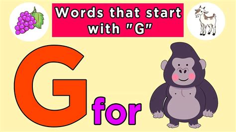 Palabras Con G En Ingles