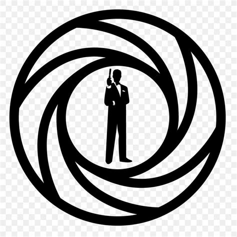 James Bond Film Series Gun Barrel Sequence Logo Png 1600x1600px
