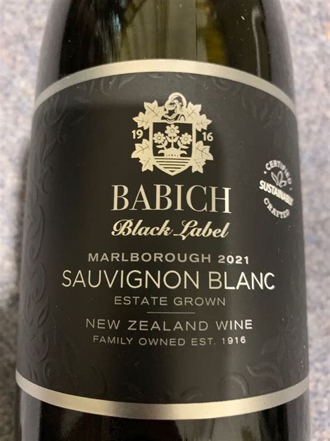Babich Sauvignon Blanc Black Label New Zealand South Island Marlborough CellarTracker