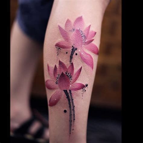 Pink Flower Tattoos Best Tattoo Ideas Gallery