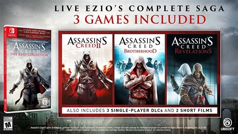 Assassin S Creed The Ezio Collection Switch Release Date Announced By