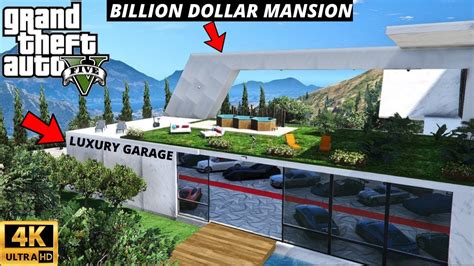 Gta 5 My Billion Dollar Mansion And Luxury Garage Youtube